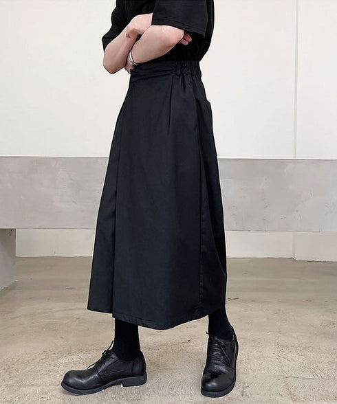Cropped Wide Pants